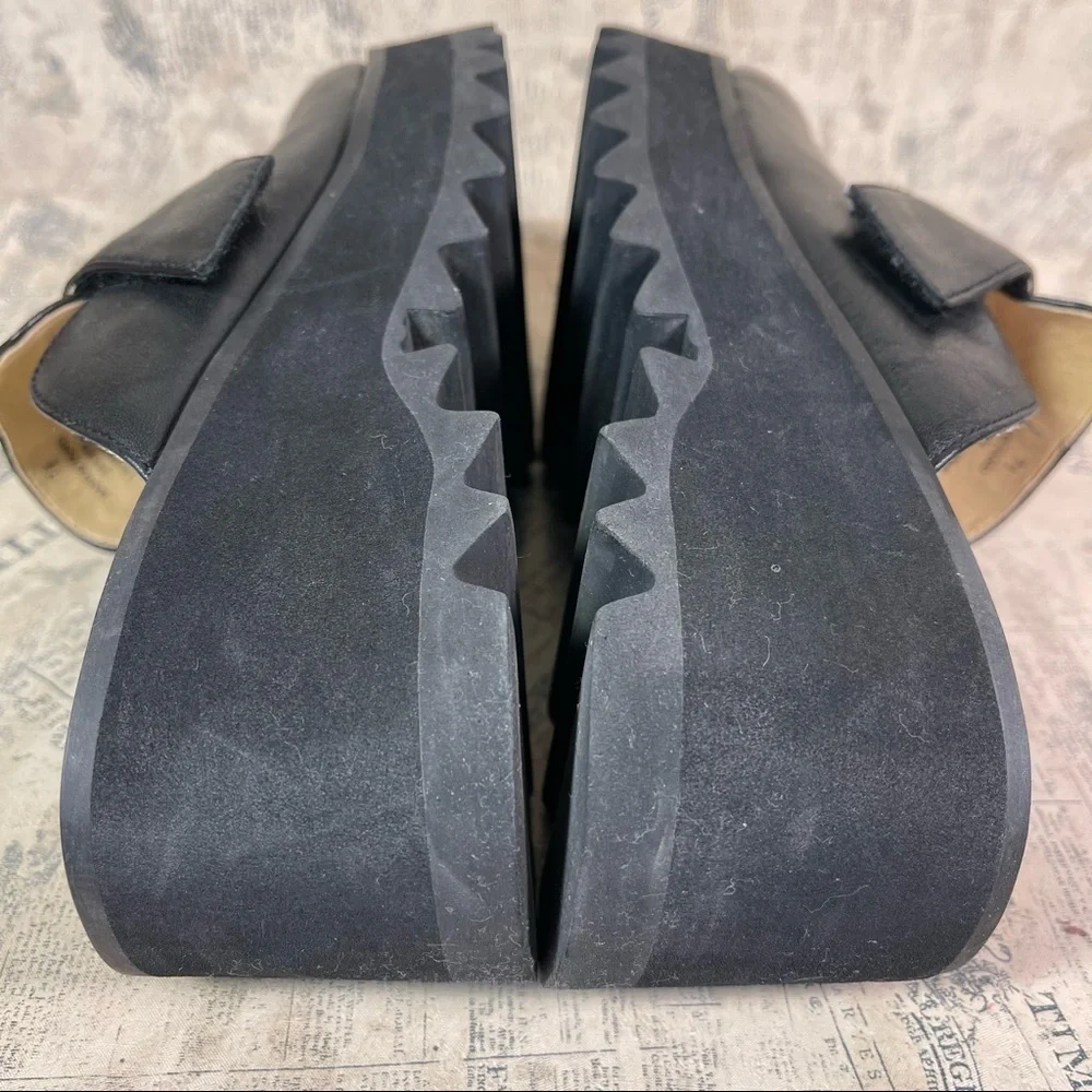 American Eagle Bandstand 90s Y2K Platform Slip On Shoes Chunky Vintage